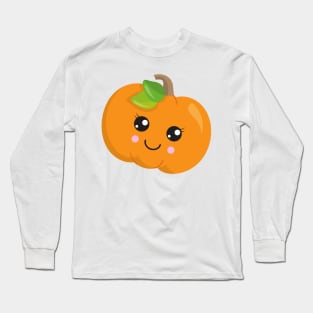 Halloween Pumpkin, Smiling Pumpkin, Trick Or Treat Long Sleeve T-Shirt